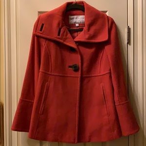 Jessica Simpson Orange Trench Coat